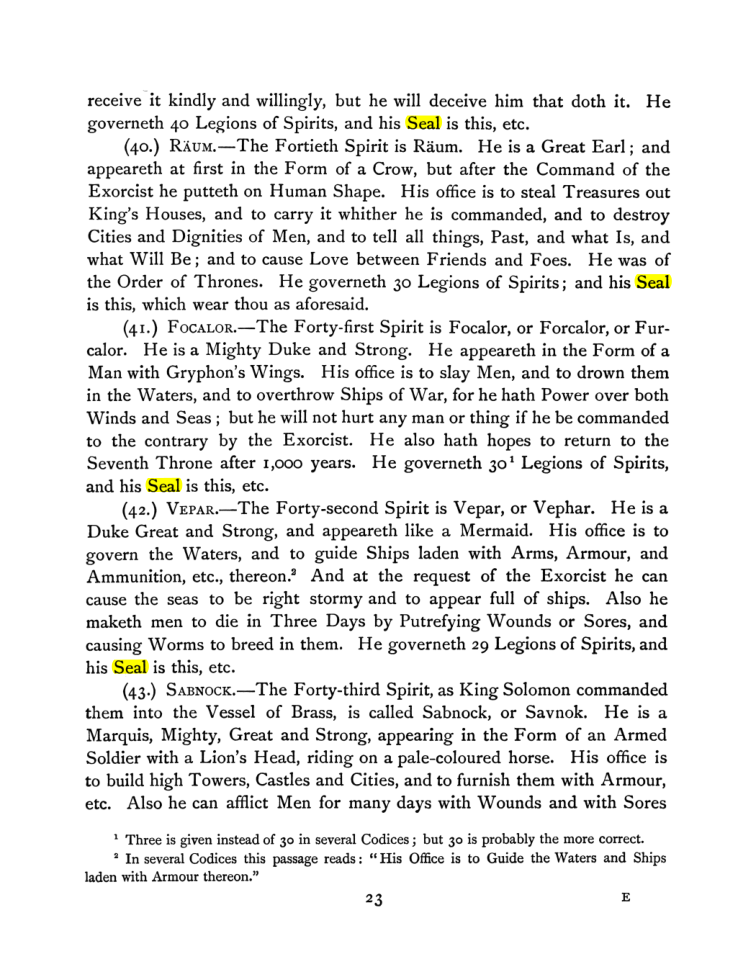 Original scan of The Goetia, PDF page 37