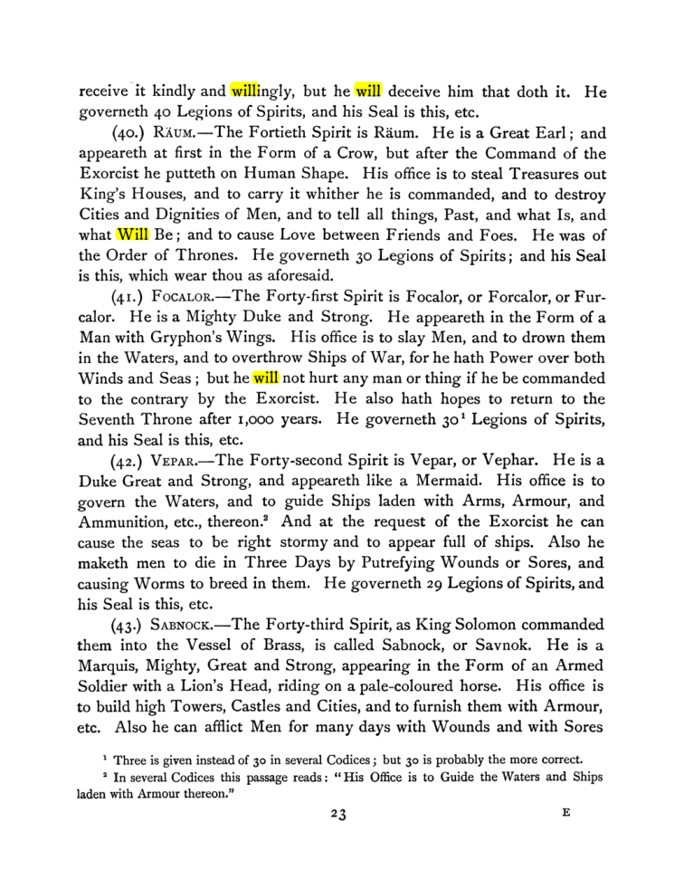 Original scan of The Goetia, PDF page 37