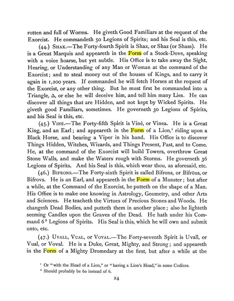 Original scan of The Goetia, PDF page 38