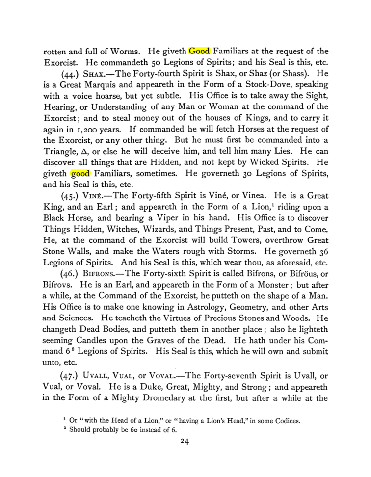 Original scan of The Goetia, PDF page 38