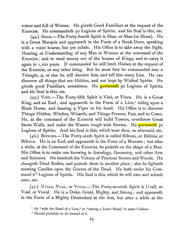 Original scan of The Goetia, PDF page 38