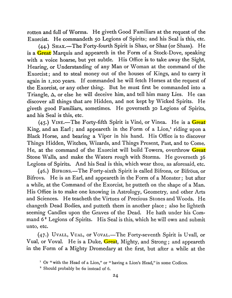 Original scan of The Goetia, PDF page 38