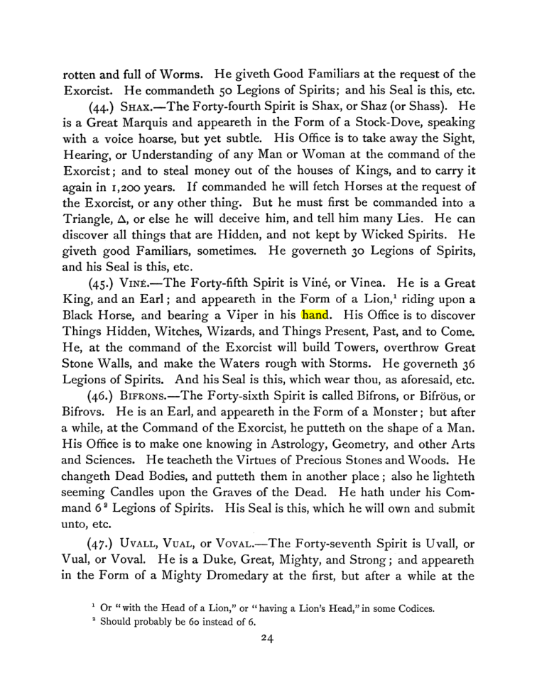 Original scan of The Goetia, PDF page 38