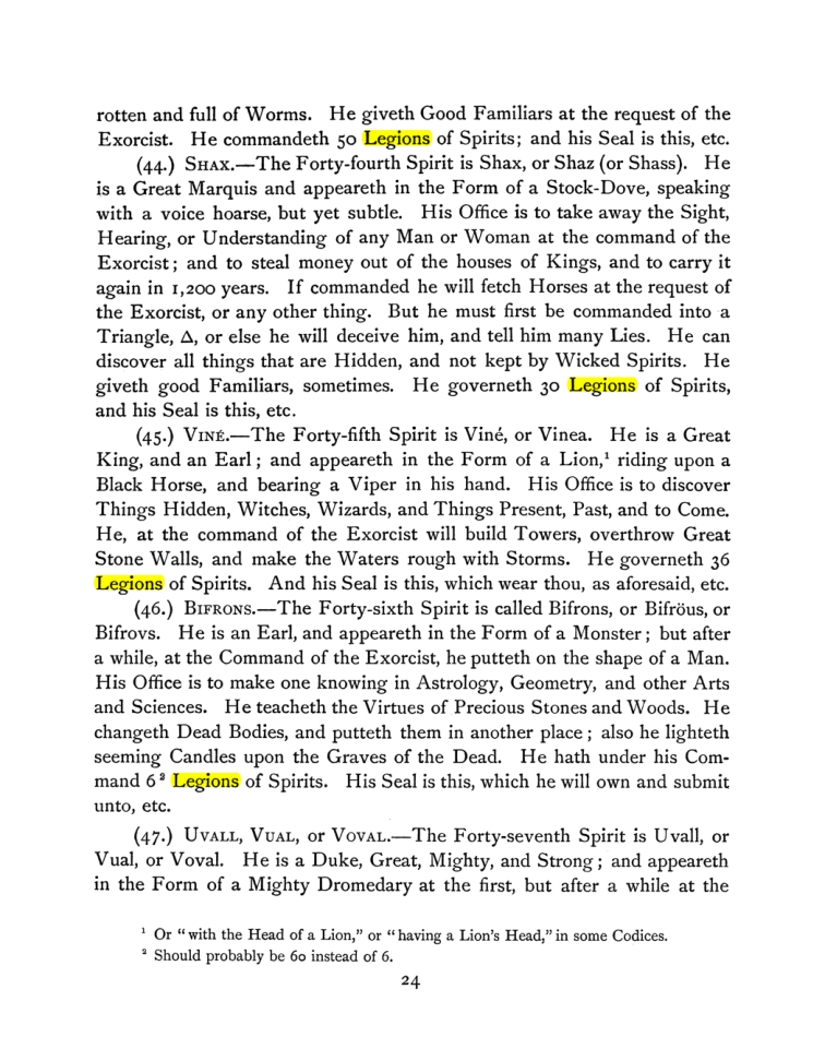 Original scan of The Goetia, PDF page 38
