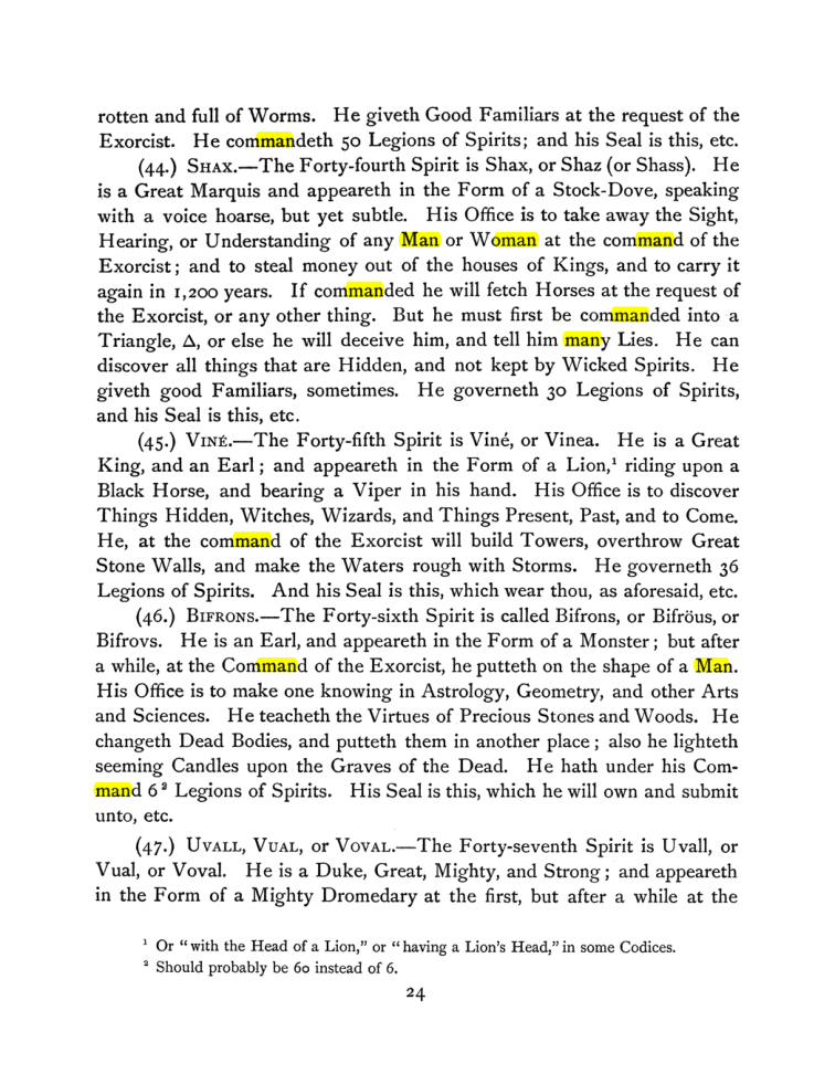 Original scan of The Goetia, PDF page 38
