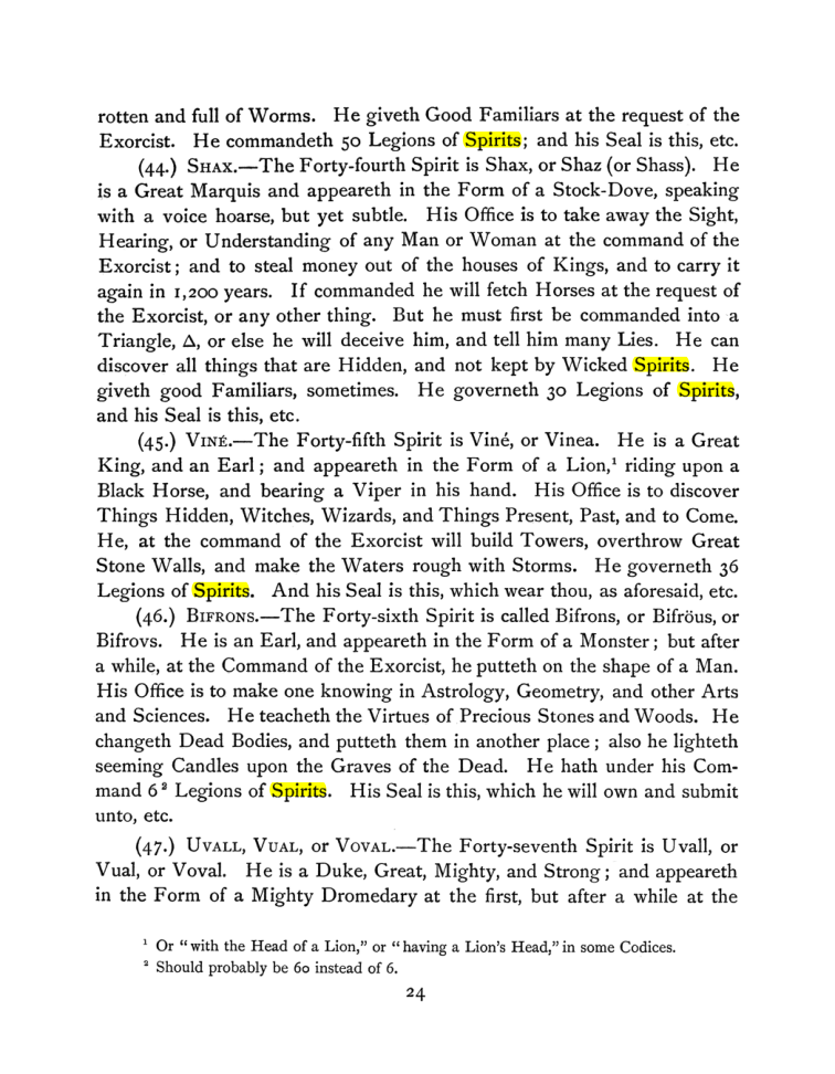Original scan of The Goetia, PDF page 38