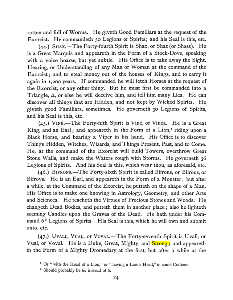 Original scan of The Goetia, PDF page 38
