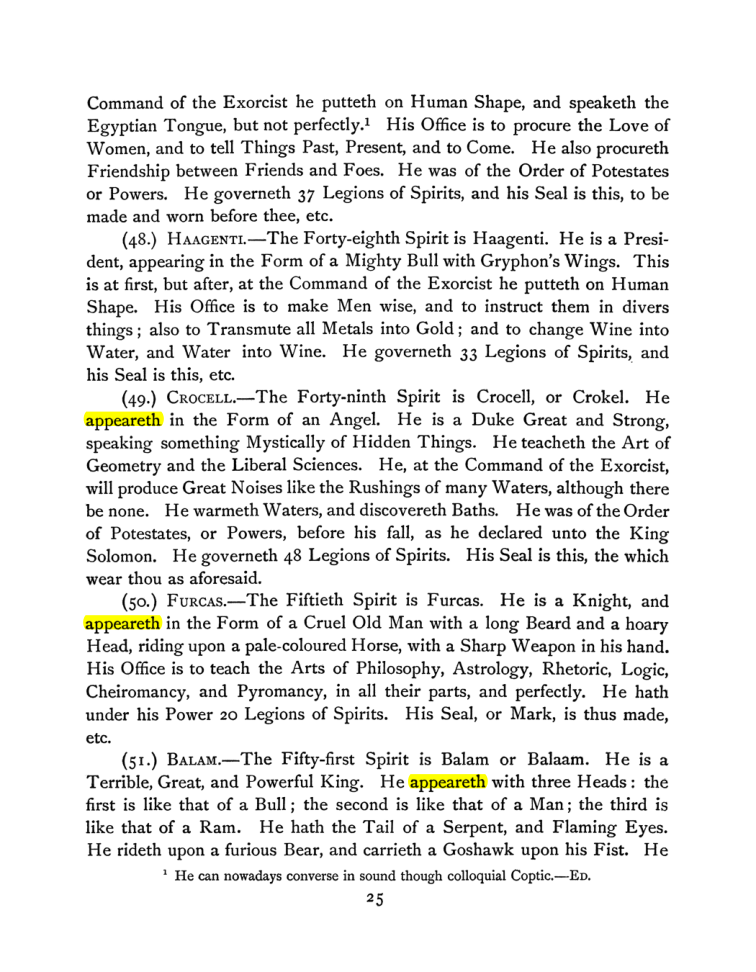 Original scan of The Goetia, PDF page 39