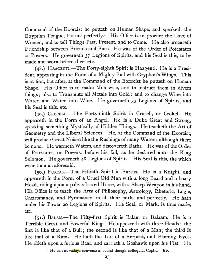 Original scan of The Goetia, PDF page 39