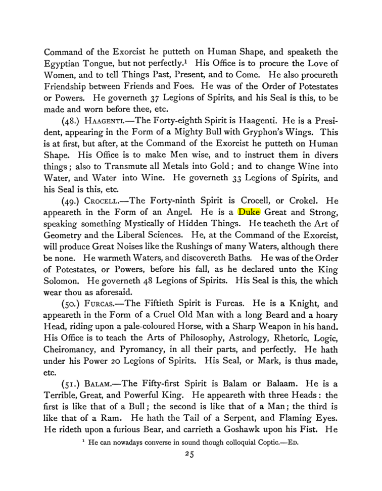 Original scan of The Goetia, PDF page 39