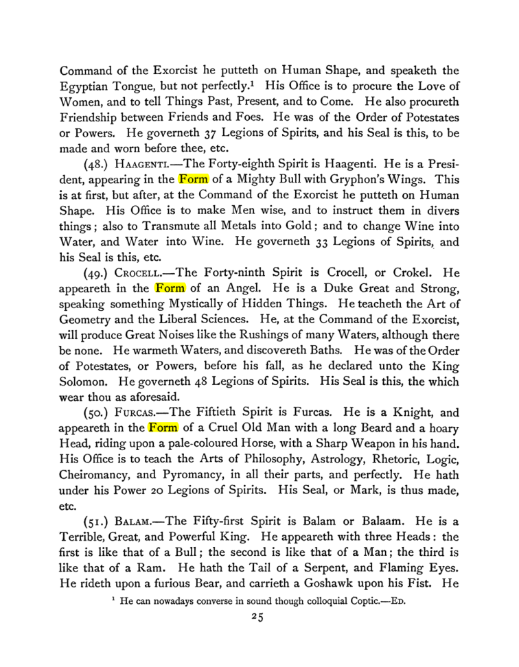 Original scan of The Goetia, PDF page 39