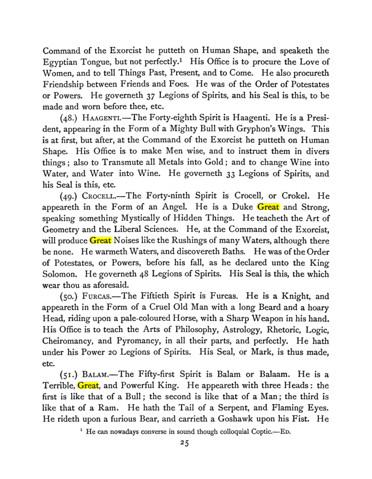 Original scan of The Goetia, PDF page 39