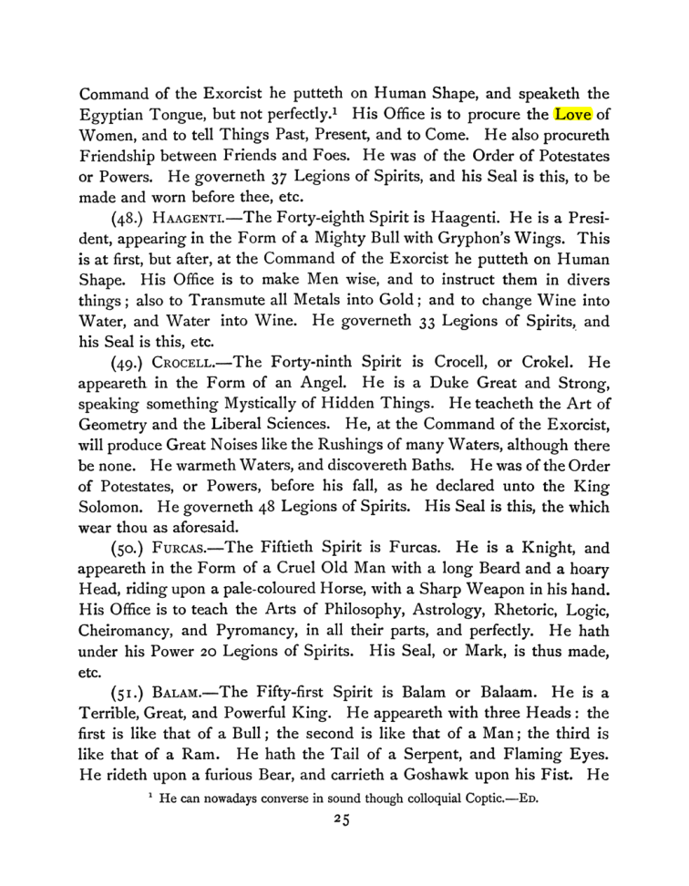 Original scan of The Goetia, PDF page 39