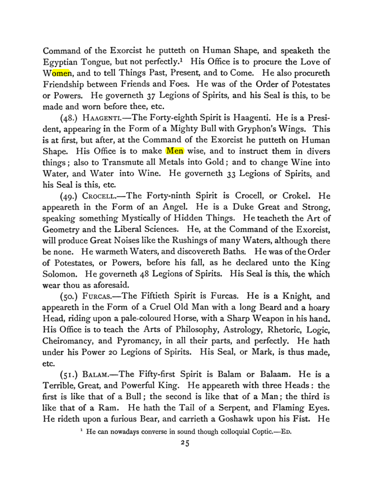 Original scan of The Goetia, PDF page 39