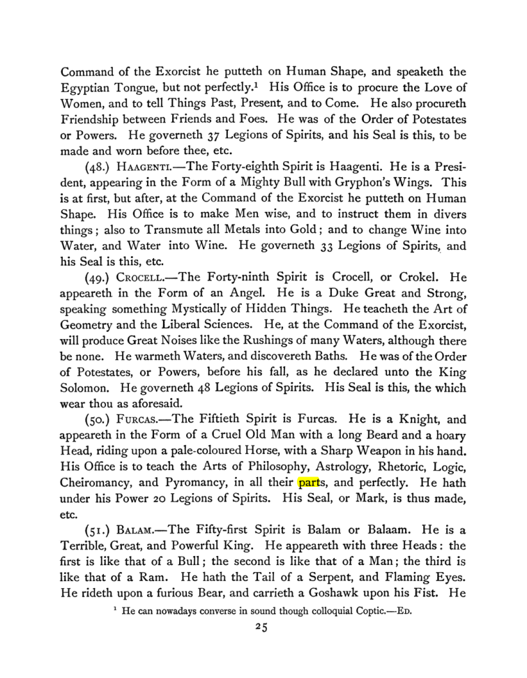Original scan of The Goetia, PDF page 39