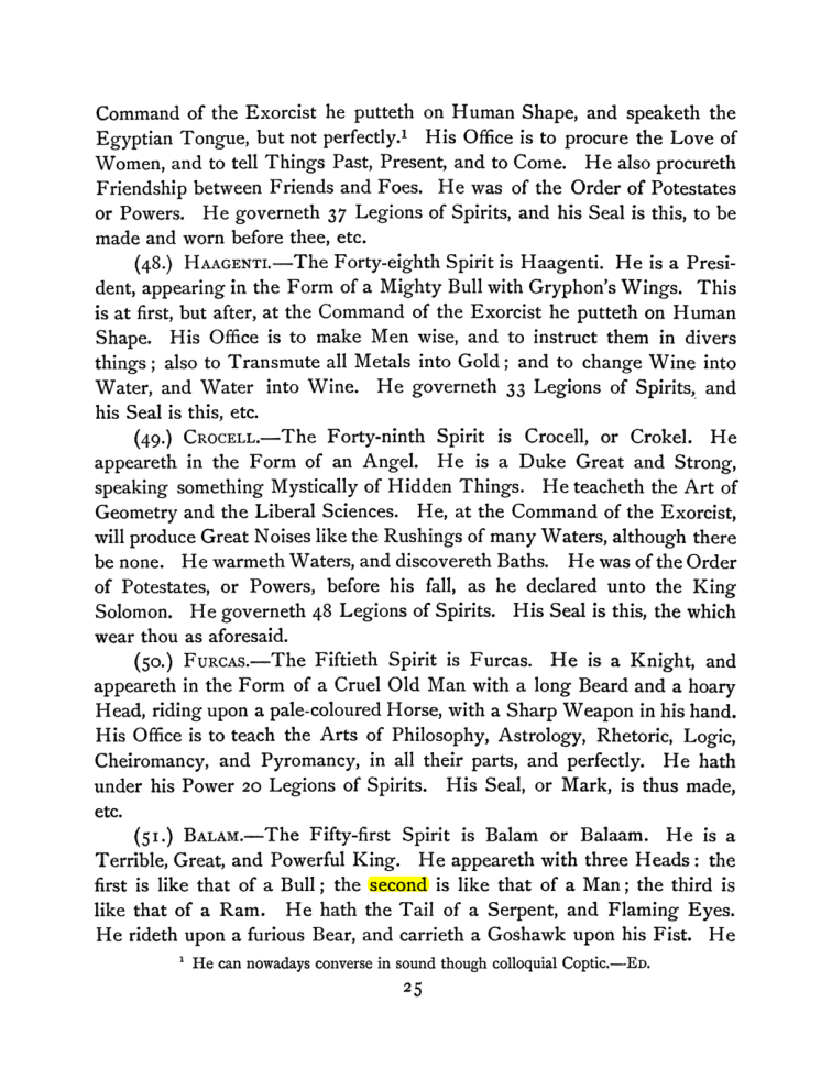 Original scan of The Goetia, PDF page 39