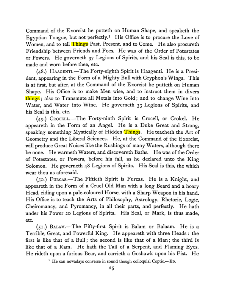 Original scan of The Goetia, PDF page 39