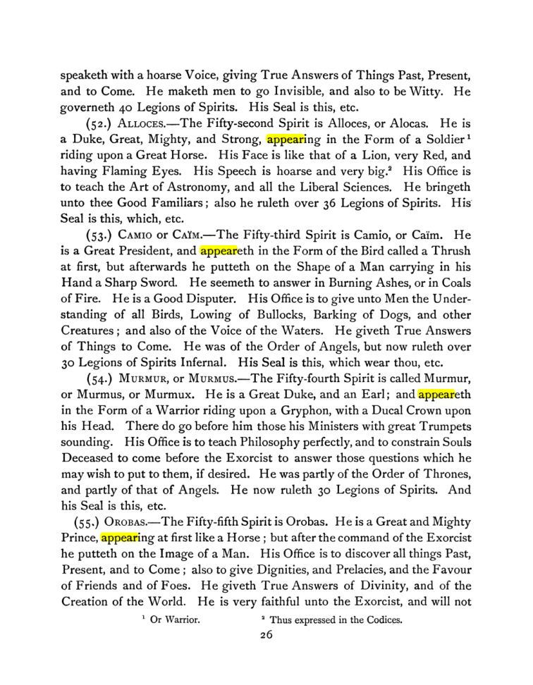 Original scan of The Goetia, PDF page 40