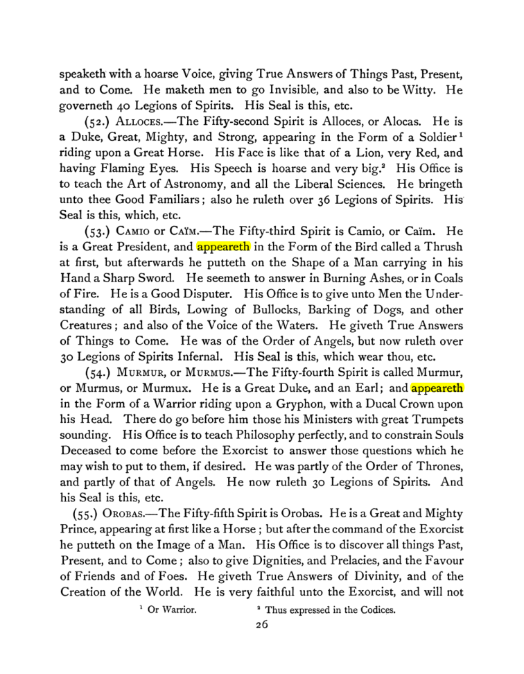 Original scan of The Goetia, PDF page 40