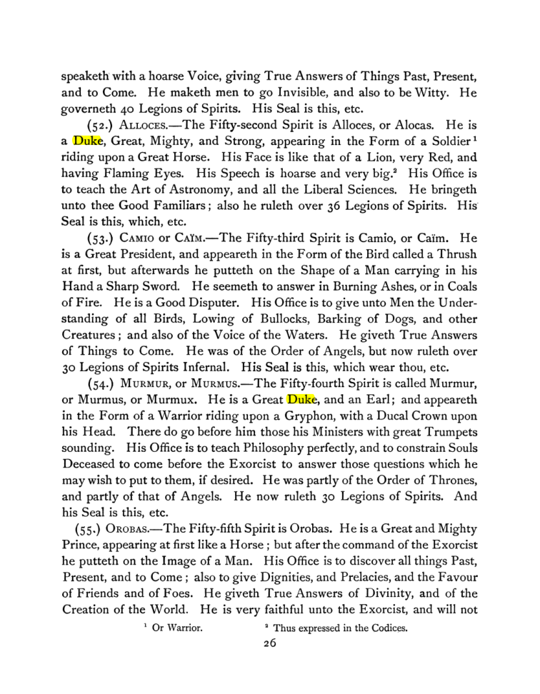 Original scan of The Goetia, PDF page 40
