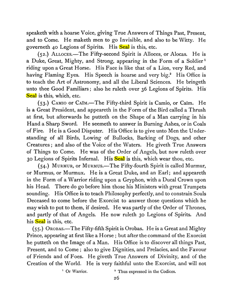Original scan of The Goetia, PDF page 40