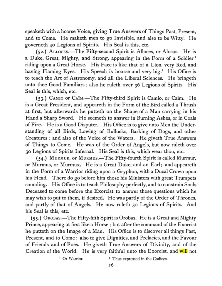Original scan of The Goetia, PDF page 40