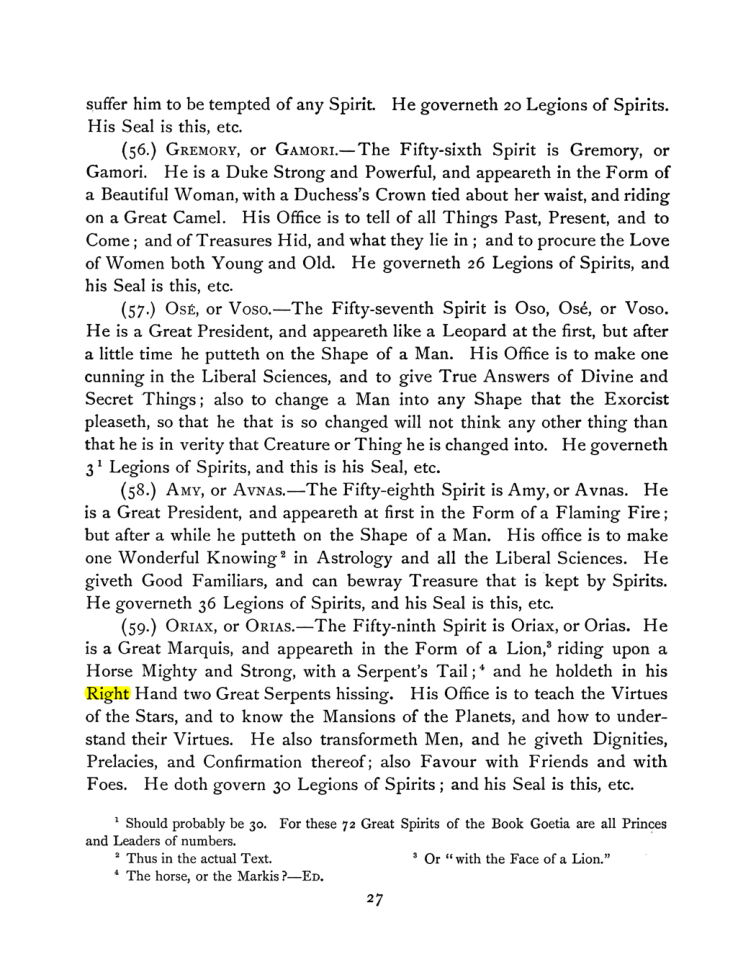 Original scan of The Goetia, PDF page 41