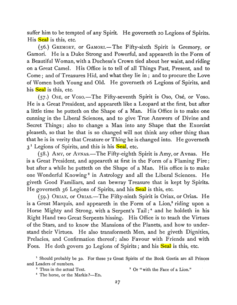 Original scan of The Goetia, PDF page 41