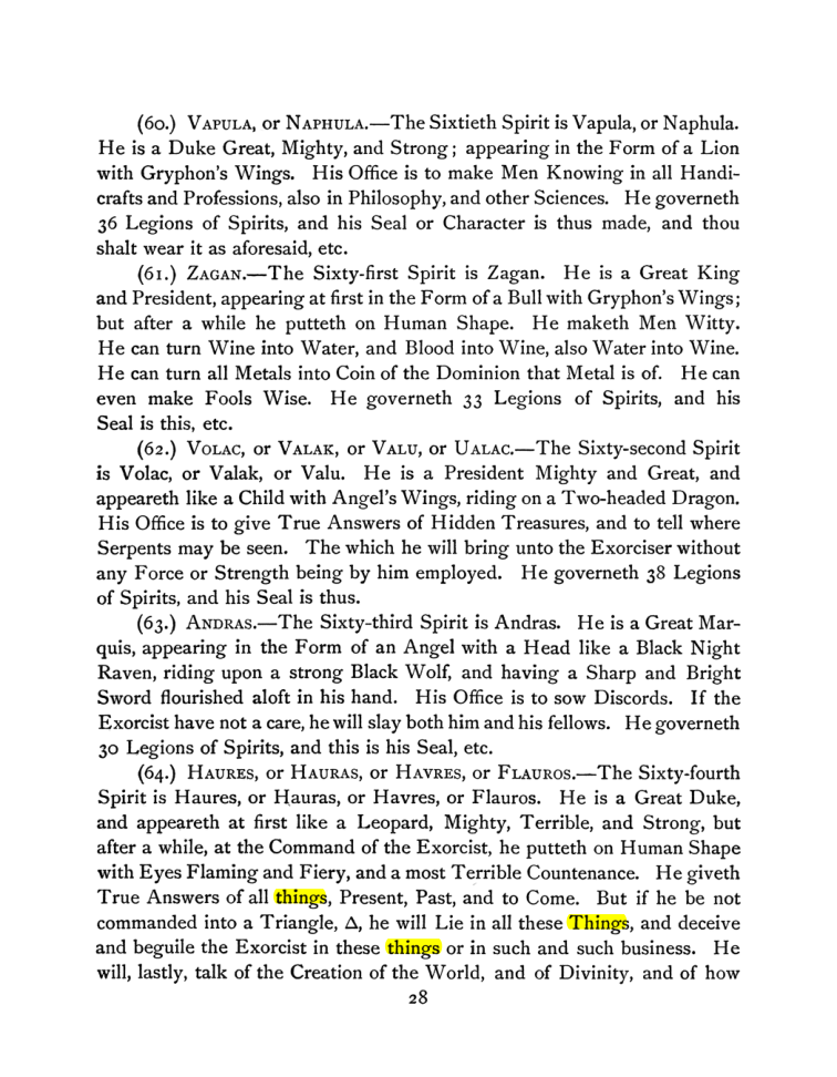 Original scan of The Goetia, PDF page 42