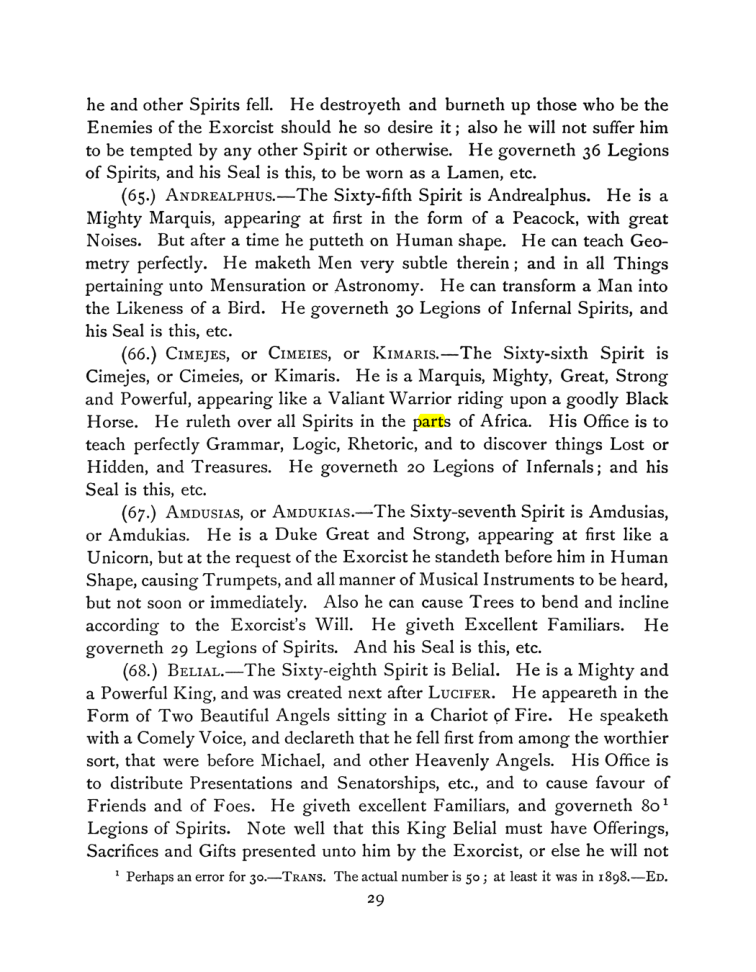 Original scan of The Goetia, PDF page 43