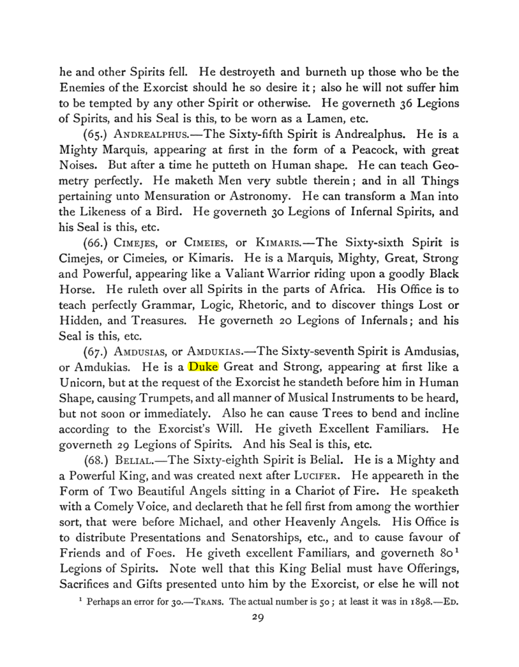Original scan of The Goetia, PDF page 43