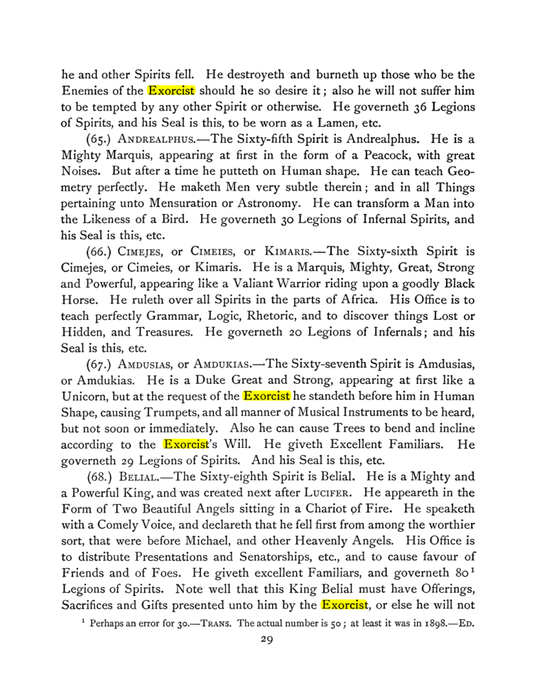 Original scan of The Goetia, PDF page 43
