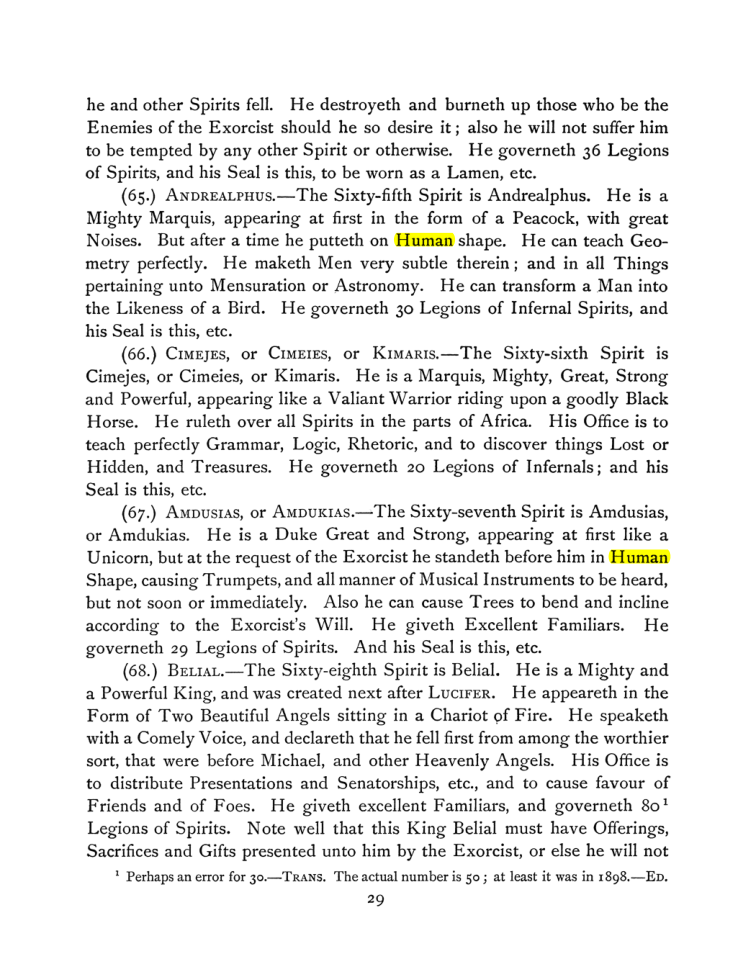 Original scan of The Goetia, PDF page 43