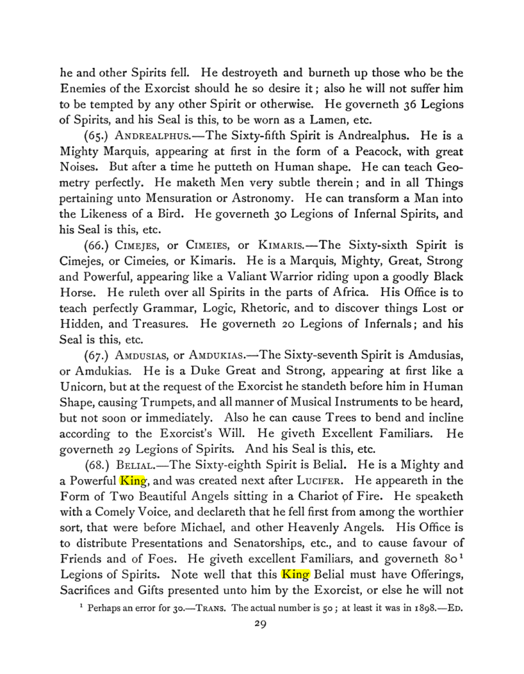 Original scan of The Goetia, PDF page 43