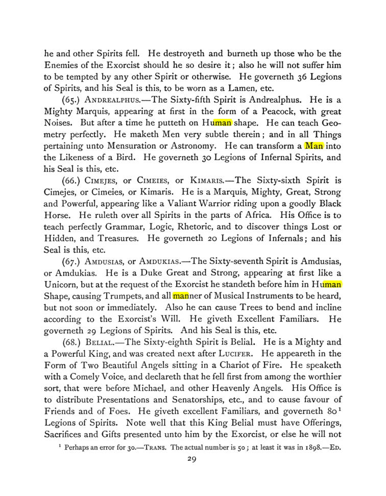 Original scan of The Goetia, PDF page 43