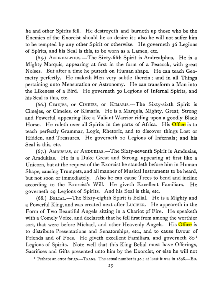 Original scan of The Goetia, PDF page 43