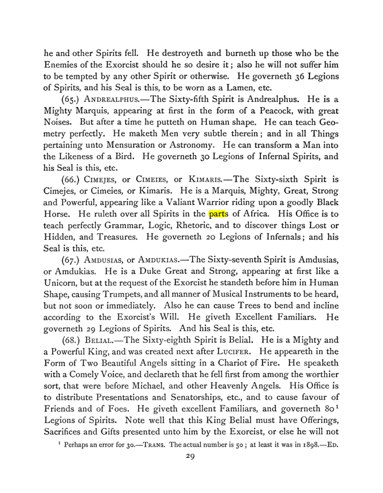 Original scan of The Goetia, PDF page 43