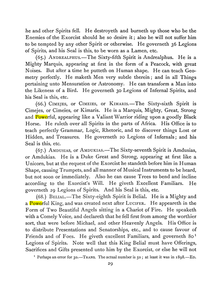 Original scan of The Goetia, PDF page 43