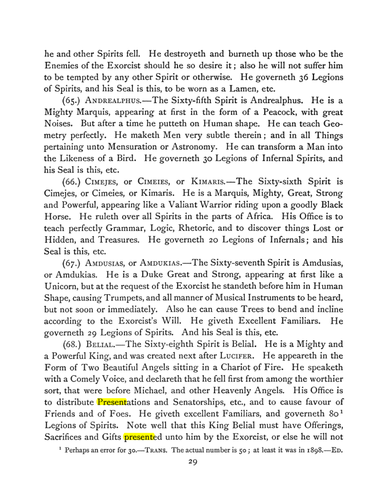 Original scan of The Goetia, PDF page 43