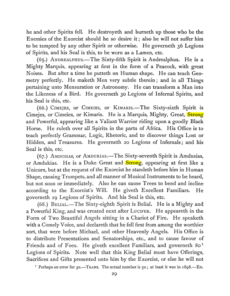 Original scan of The Goetia, PDF page 43