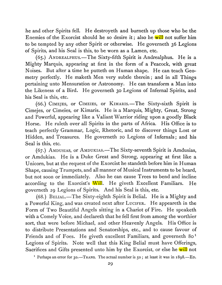 Original scan of The Goetia, PDF page 43