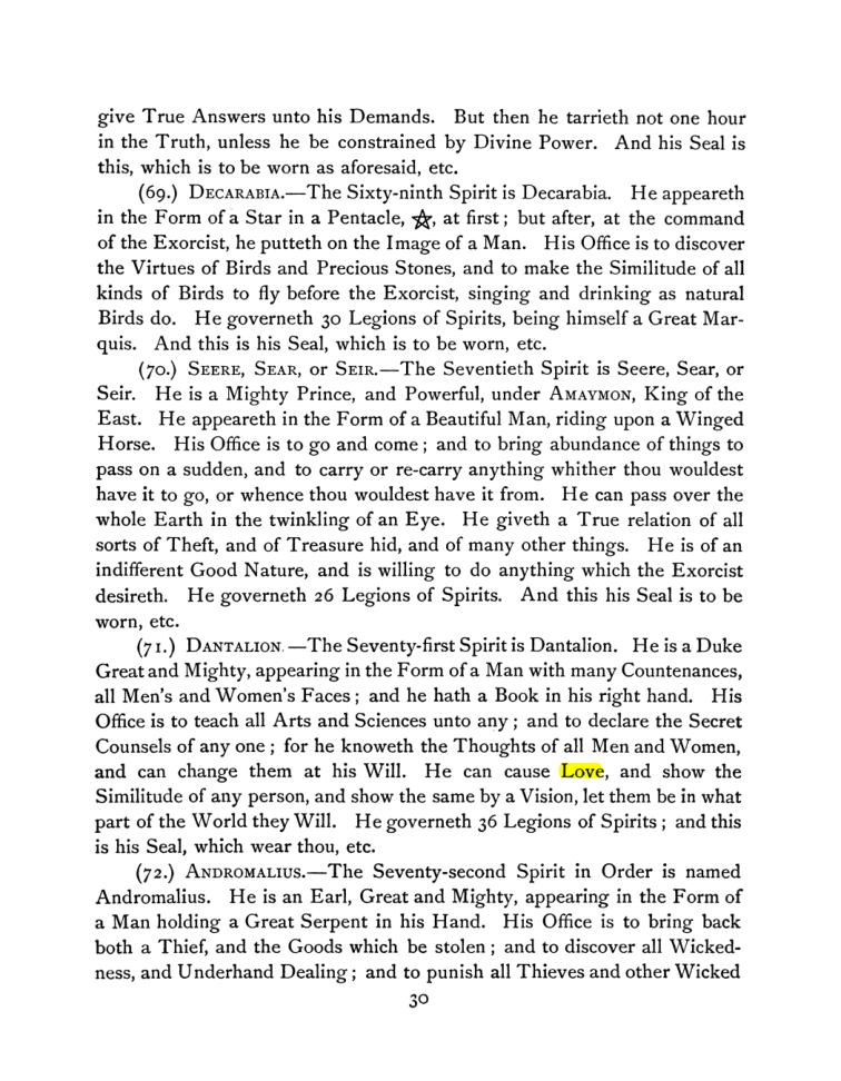 Original scan of The Goetia, PDF page 44