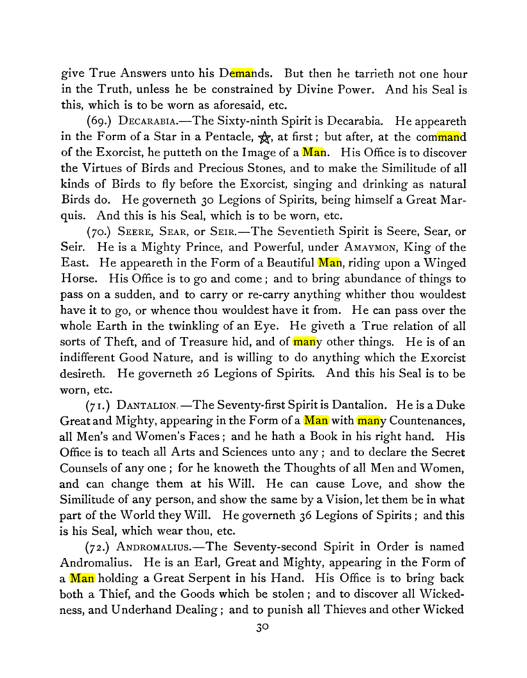 Original scan of The Goetia, PDF page 44