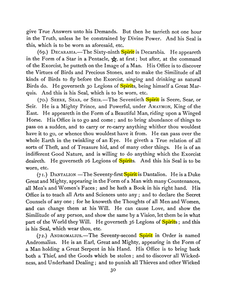 Original scan of The Goetia, PDF page 44
