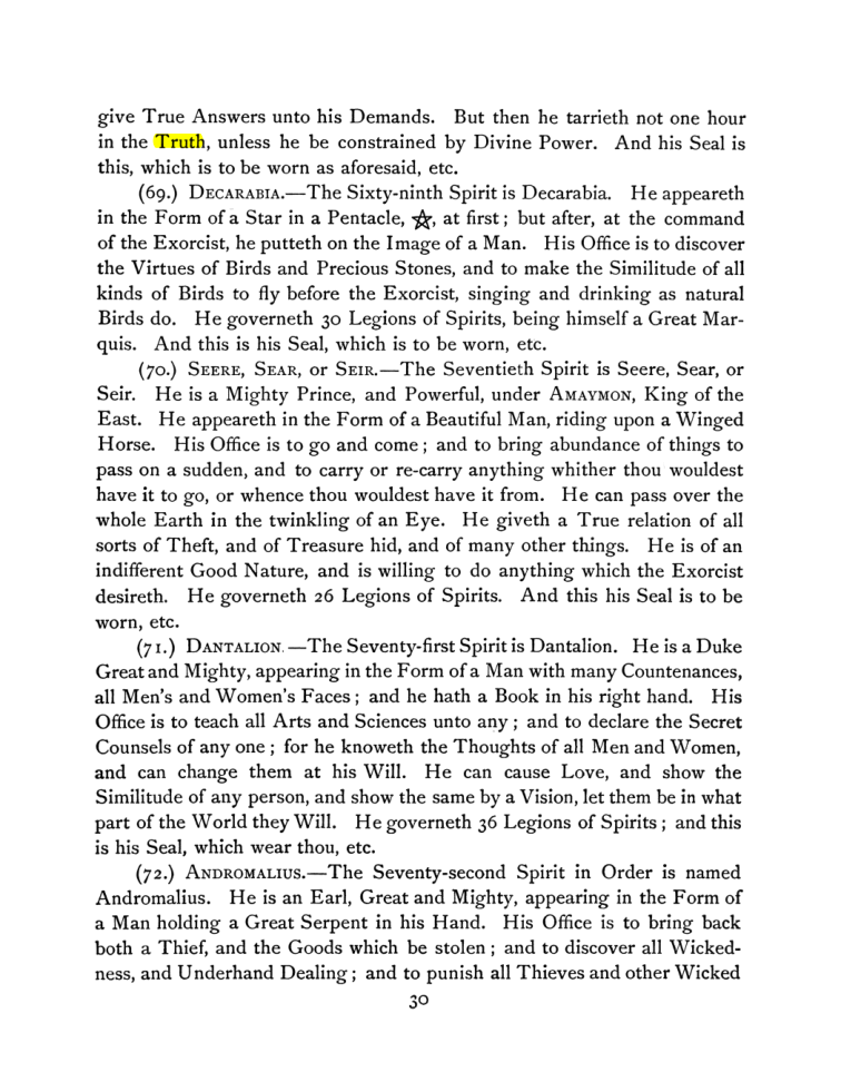 Original scan of The Goetia, PDF page 44
