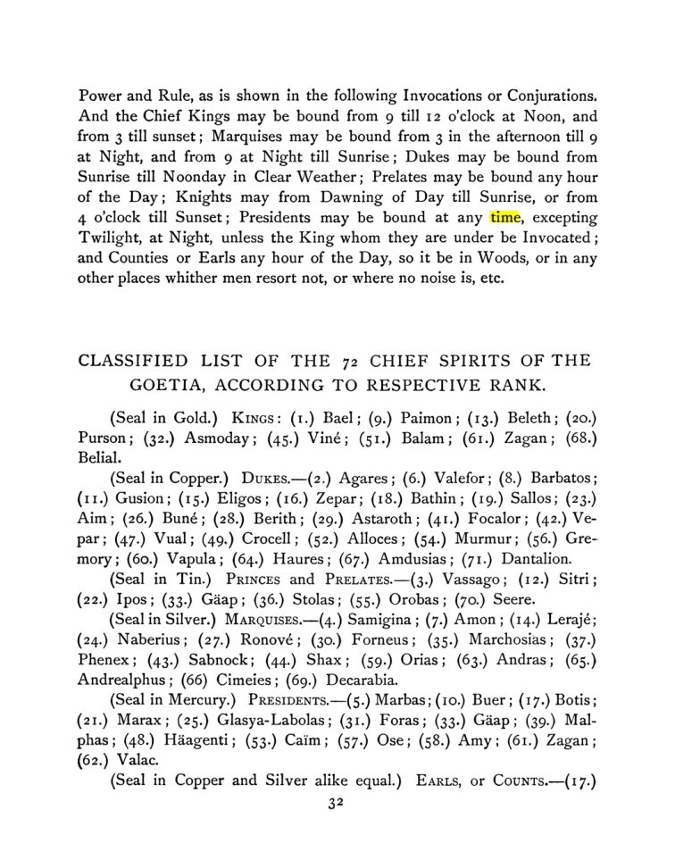 Original scan of The Goetia, PDF page 46
