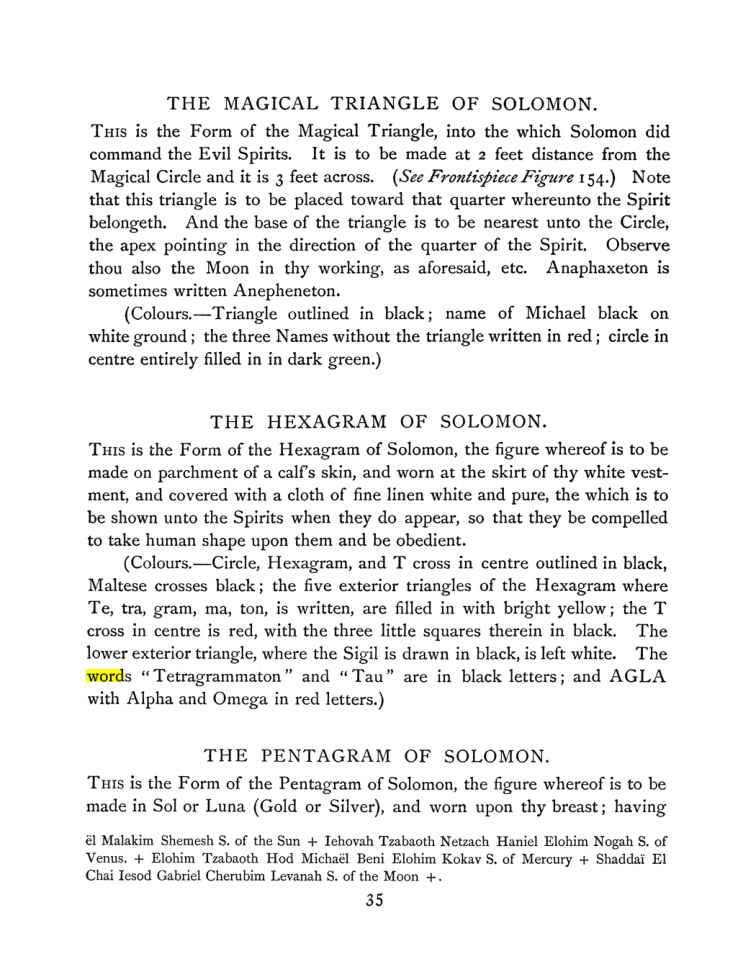 Original scan of The Goetia, PDF page 49