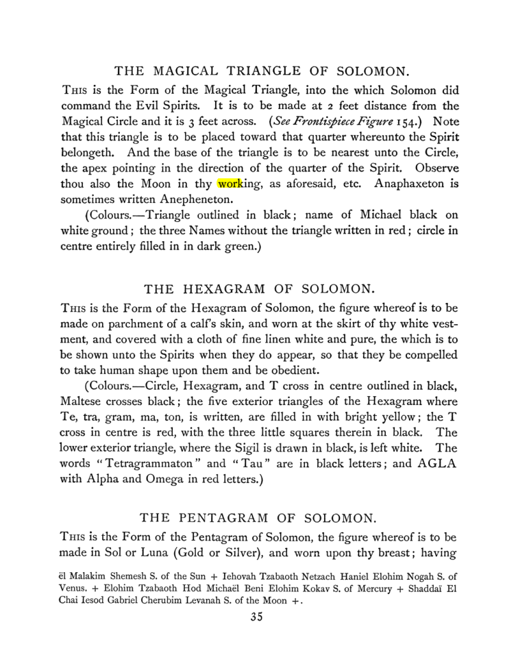 Original scan of The Goetia, PDF page 49