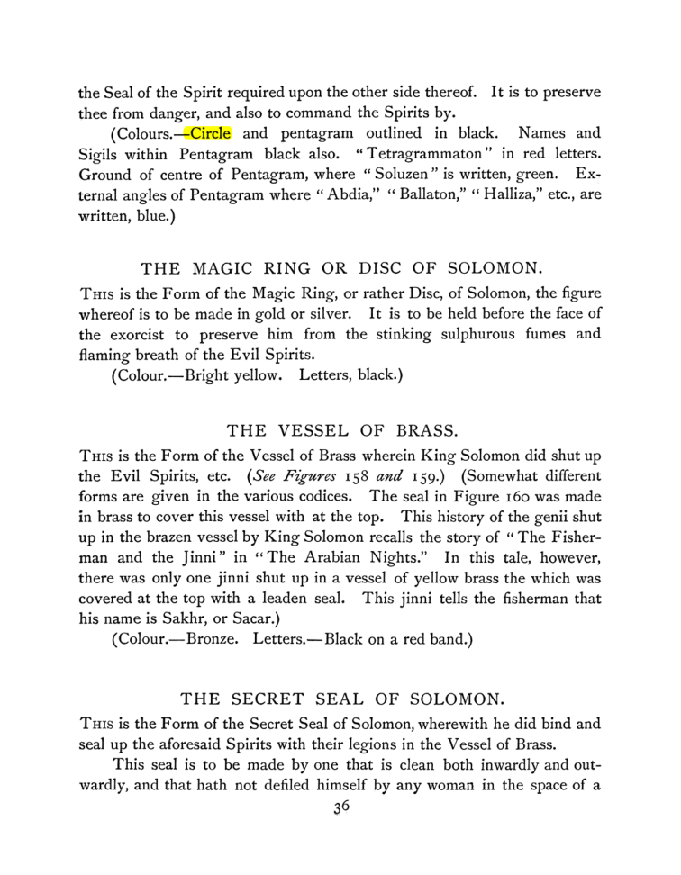 Original scan of The Goetia, PDF page 50