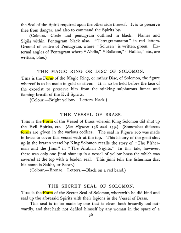 Original scan of The Goetia, PDF page 50